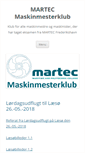 Mobile Screenshot of martec-klub.dk