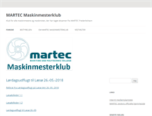 Tablet Screenshot of martec-klub.dk